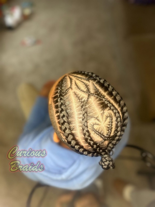Design braids — braided by Curious Braids in Defiance, Ohio