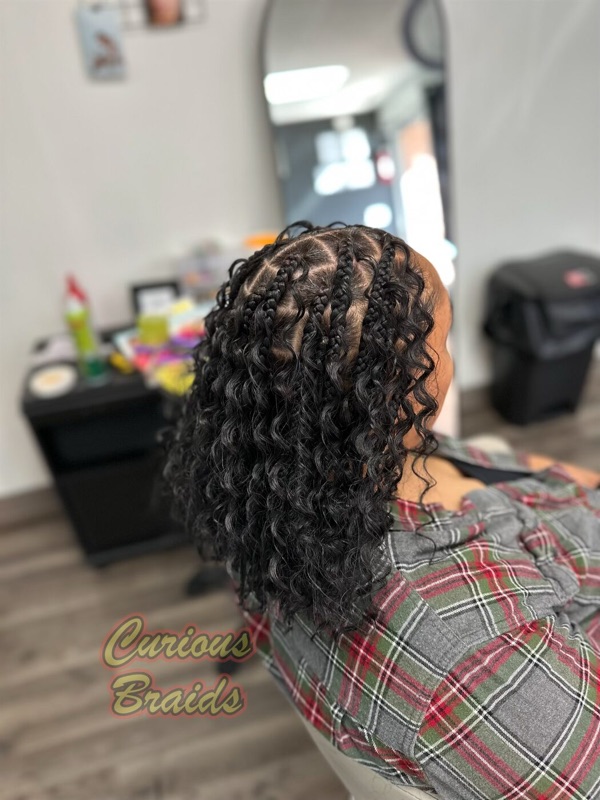 Boho knotless — braided by Curious Braids in Defiance, Ohio